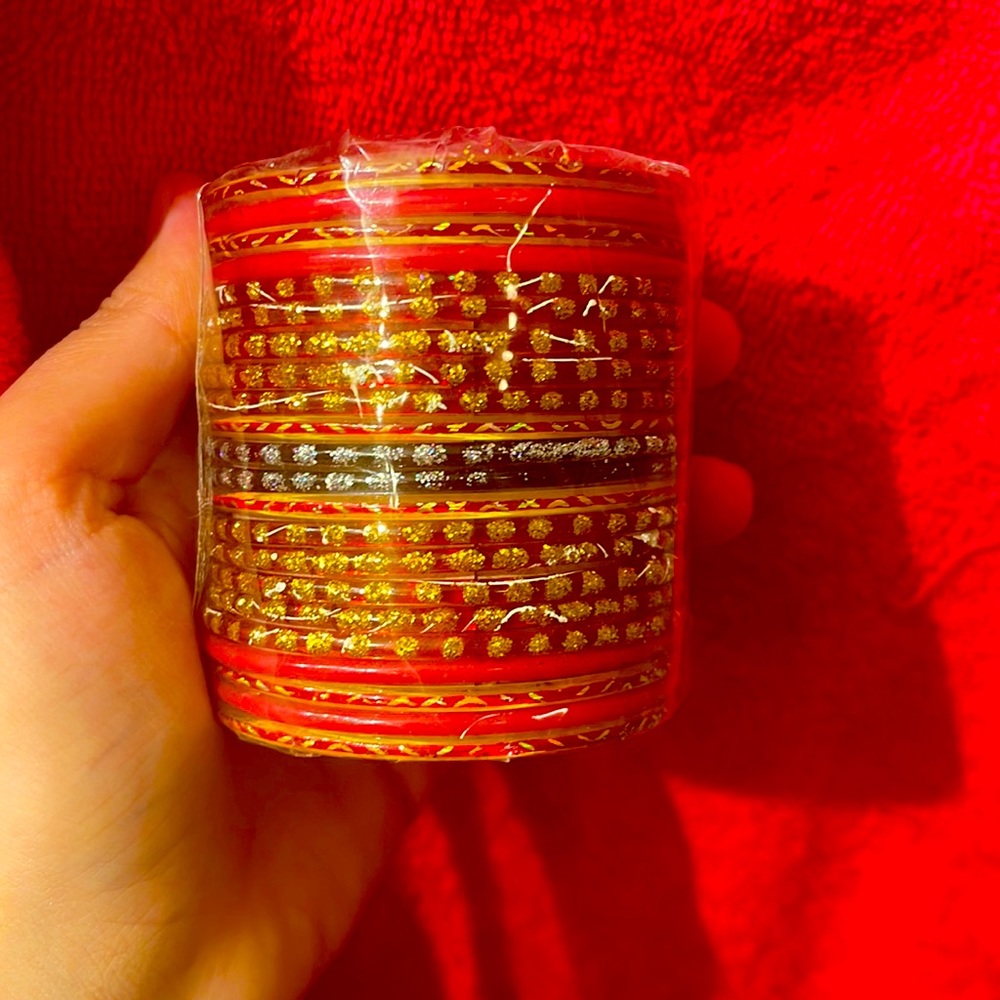 Red bangles for girls